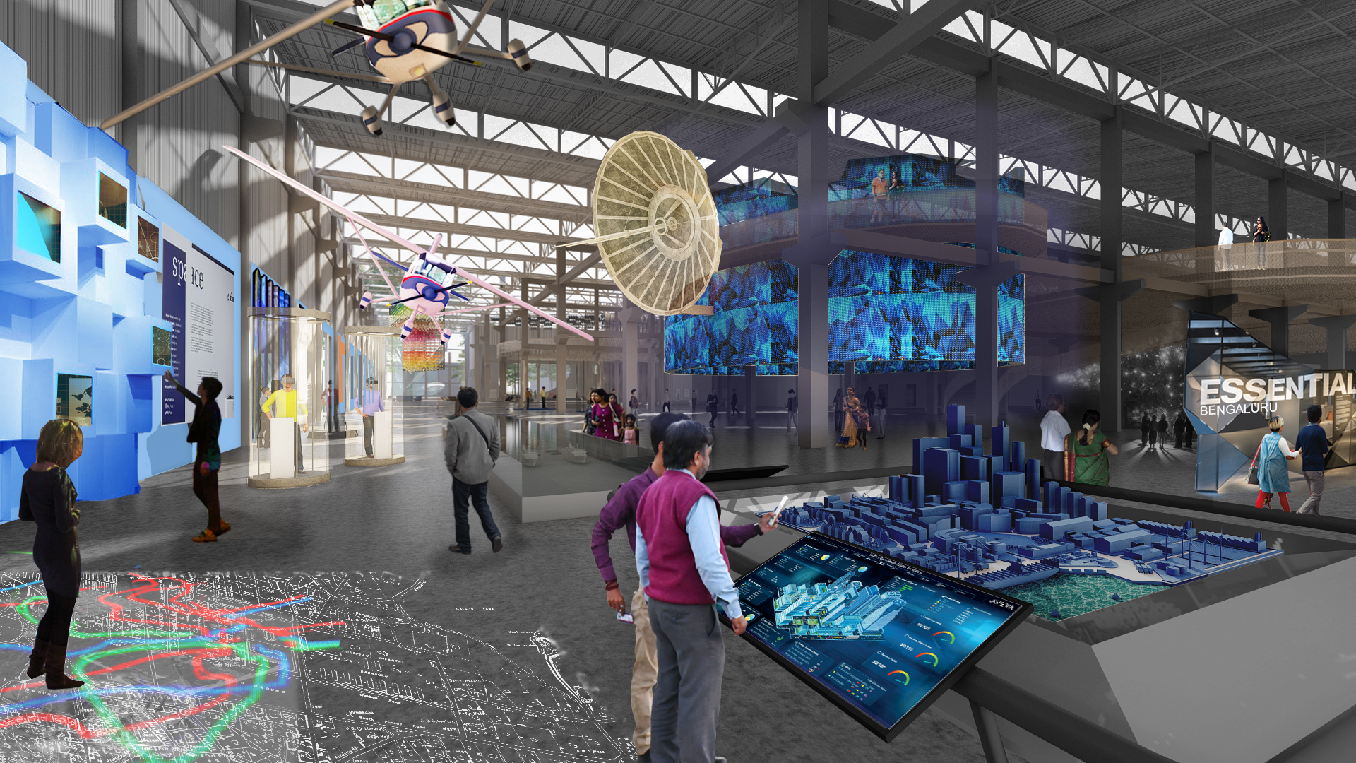 Museum Renders 2 Inside Volume